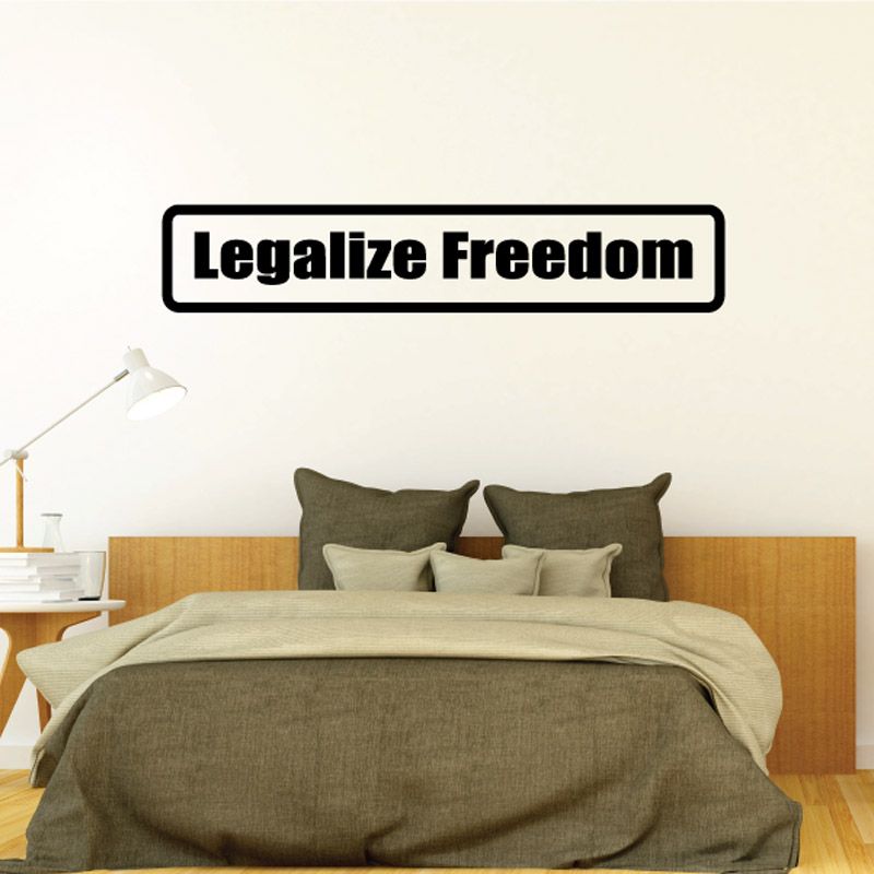 Image of Legalize freedom Decal