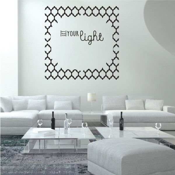 Image of Let Your Light Wall Decal