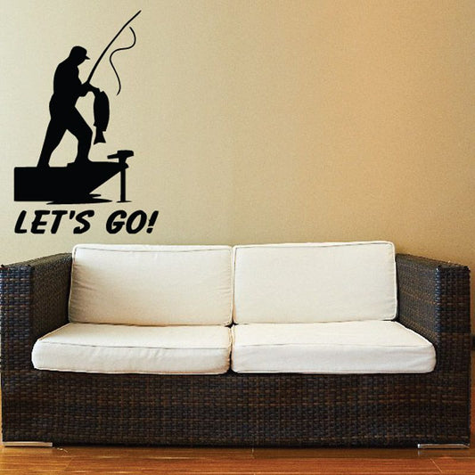 Image of Lets go Wall Decal - Vinyl Decal - Car Decal - DC0100