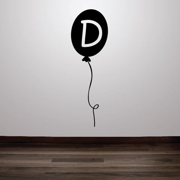 Image of Letter D Balloon Decal