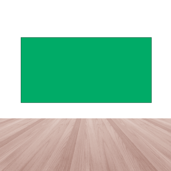 Libya flag sticker with green field