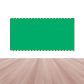 Libya flag sticker with green field