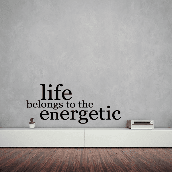 Image of Life belongs to the energetic Decal