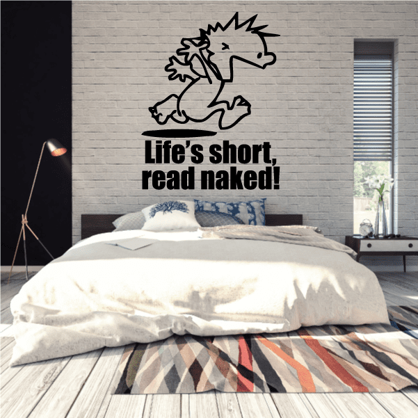 Image of Life is Short - Naked Calvin Decals