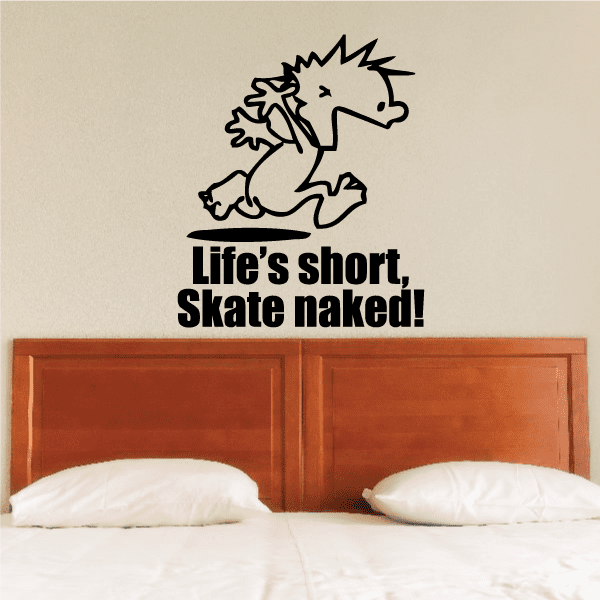 Image of Life is Short - Naked Calvin Decals