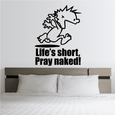 Image of Life is Short - Naked Calvin Decals