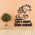 Image of Life is Short - Naked Calvin Decals