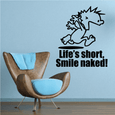 Image of Life is Short - Naked Calvin Decals