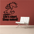 Image of Life is Short - Naked Calvin Decals