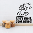 Image of Life is Short - Naked Calvin Decals