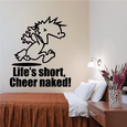 Image of Life is Short - Naked Calvin Decals