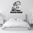 Image of Life is Short - Naked Calvin Decals