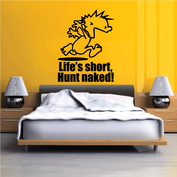 Image of Life is Short - Naked Calvin Decals