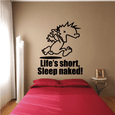 Image of Life is Short - Naked Calvin Decals