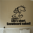 Image of Life is Short - Naked Calvin Decals