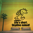 Image of Life is Short - Naked Calvin Decals