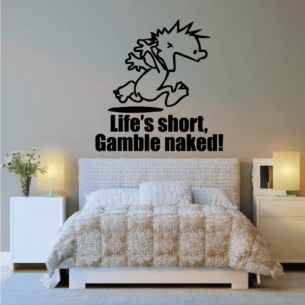 Image of Life is Short - Naked Calvin Decals