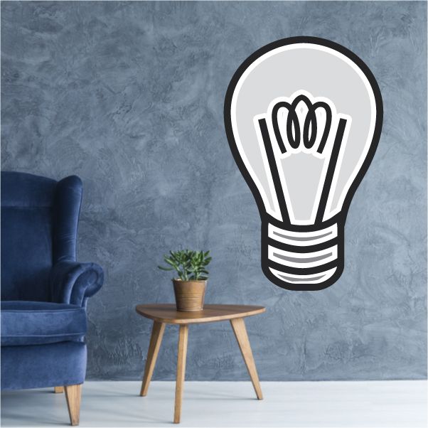 Image of Light Bulb Sticker