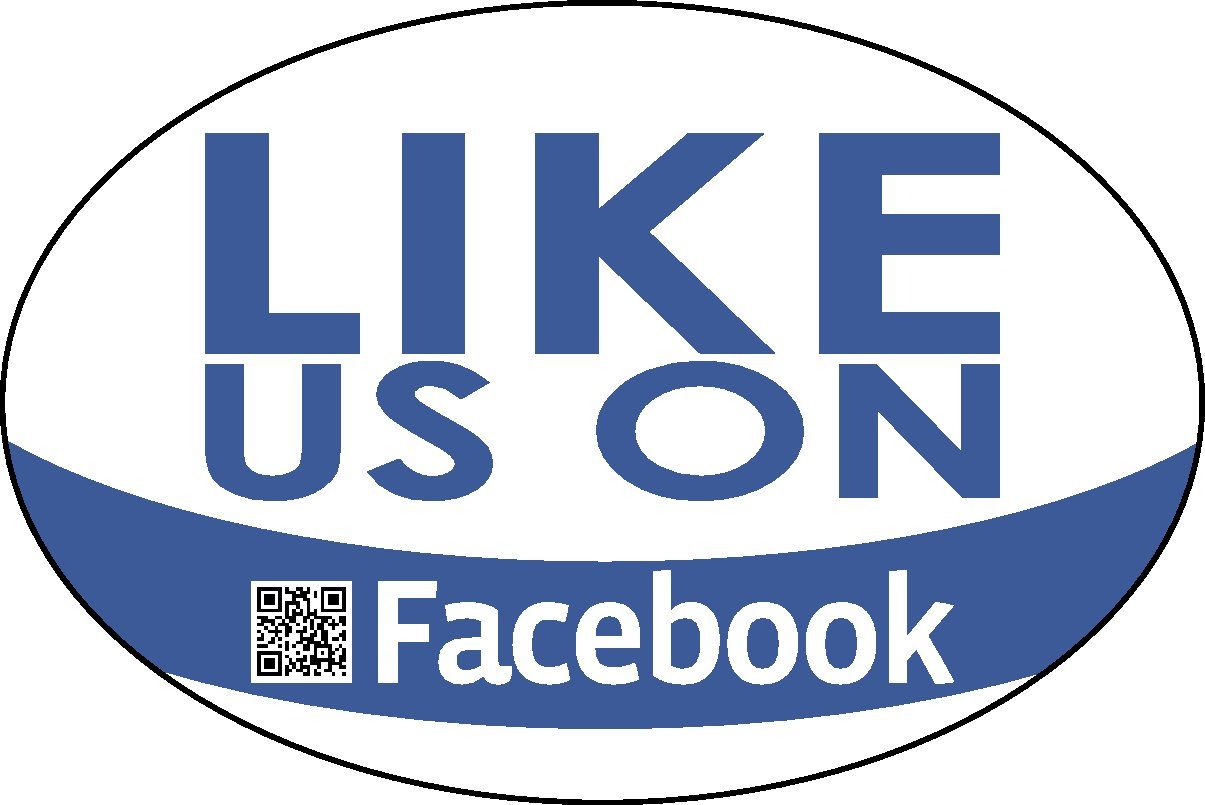 Like Us on Facebook Sticker - Vinyl Sticker - Car Sticker - 002