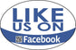 Like Us on Facebook Sticker - Vinyl Sticker - Car Sticker - 002