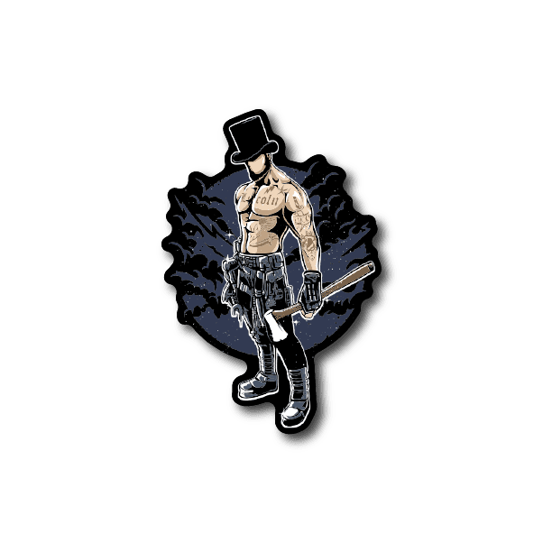 Image of Lincoln Axe Sticker