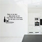 Wall decal quote: “Linger at our table” & “Laugh around our fire” with wine icons