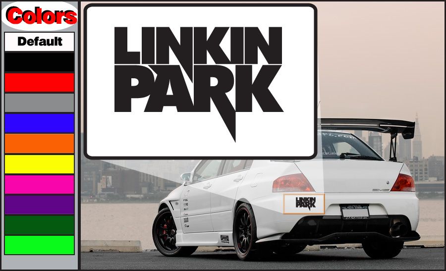 Image of Linkin Park Vertical Text Decal