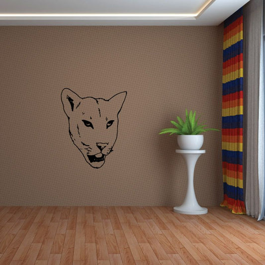 Image of Lion Cub Head Decal