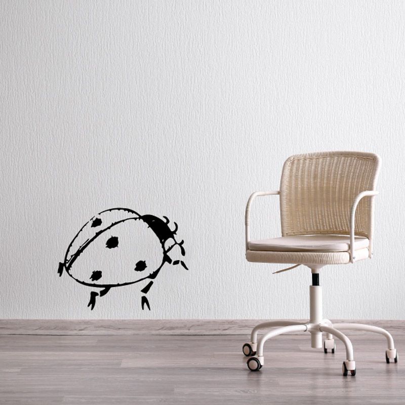 Image of Little Dot Lady Bug Decal