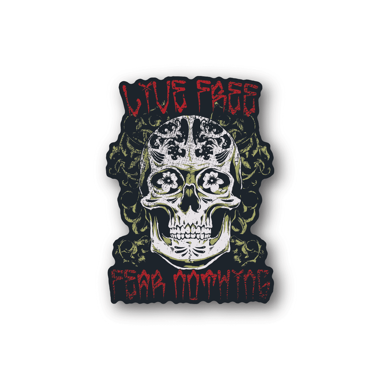 Image of Live Free Fear Nothing Sticker