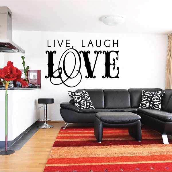 Image of Live Laugh Love Wall Decal