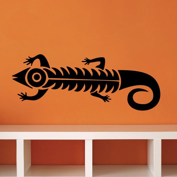 Image of Lizard Tribal Vehicle Pinstripe Wall Decal - Vinyl Decal - Car Decal - MC86