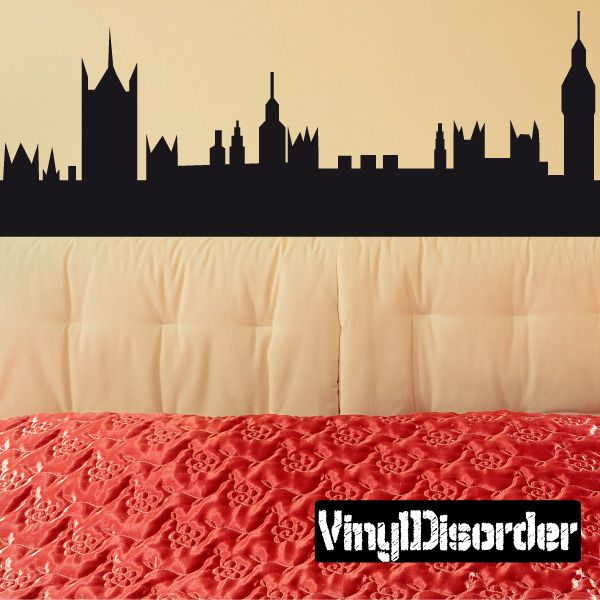 Image of London England Skyline Vinyl Wall Decal