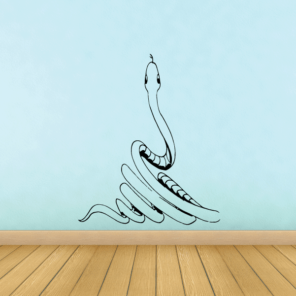 Image of Long Slinky Body Snake Decal