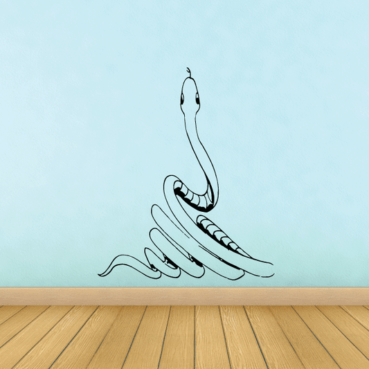 Image of Long Slinky Body Snake Decal