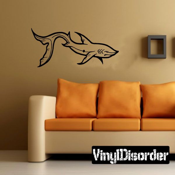 Image of Long Tail Shark Decal