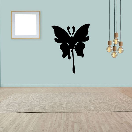 Image of Long Tailed Butterfly Silhoutte Decal