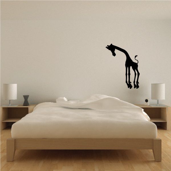 Image of Looking Down Giraffe Decal