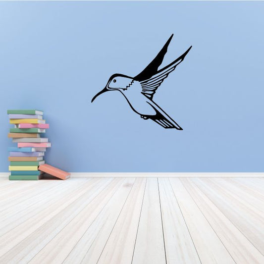 Image of Looking Hummingbird Decal