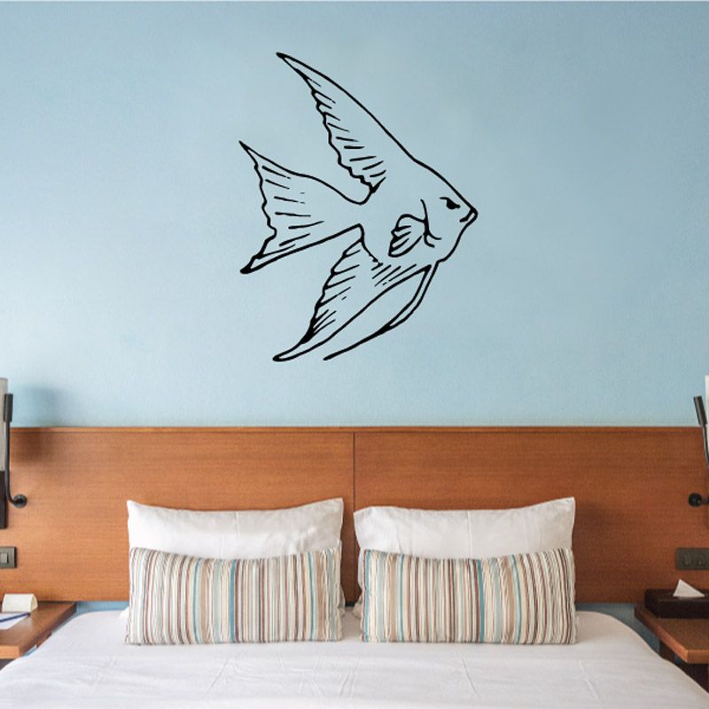 Image of Lora the Angel Fish Decal