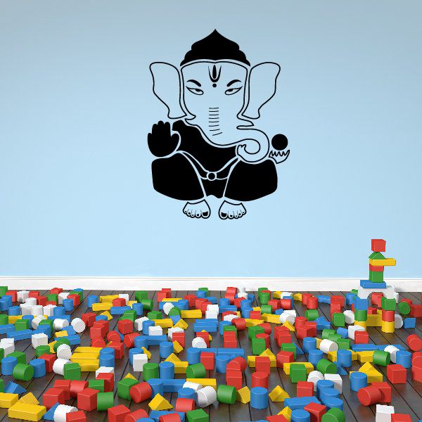 Image of Lord Ganesh Sitting Decal