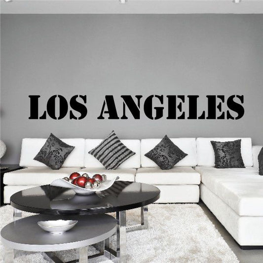 Image of Los Angeles Stencil Decal