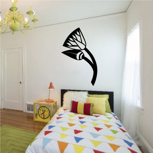 Image of Lotus Egyptian Wall Decal - Vinyl Decal - Car Decal - MC18