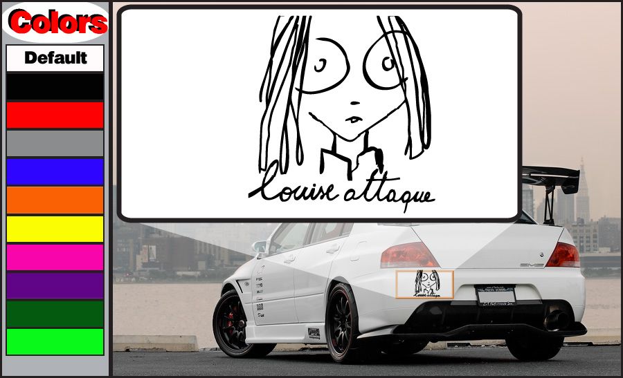 Image of Louise Attaque Decal