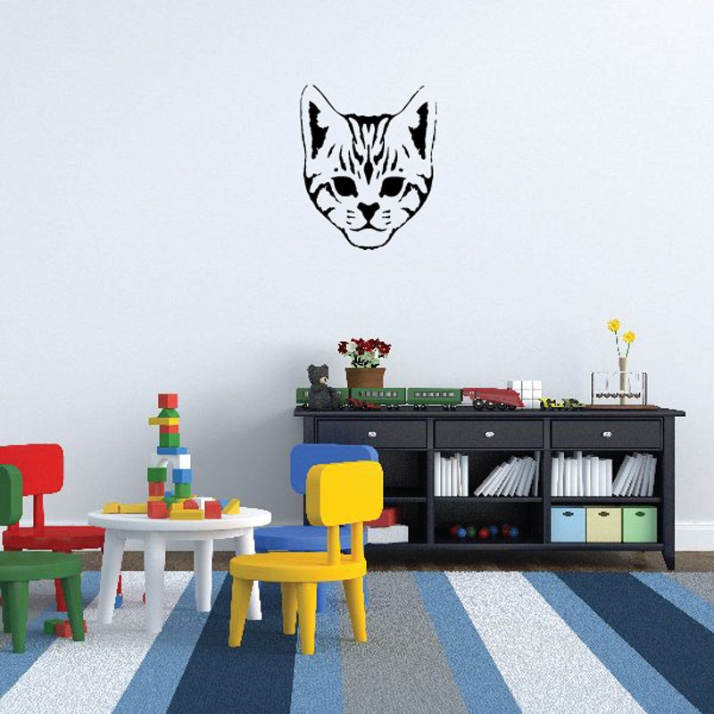 Image of Lovable Kitten Face Decal