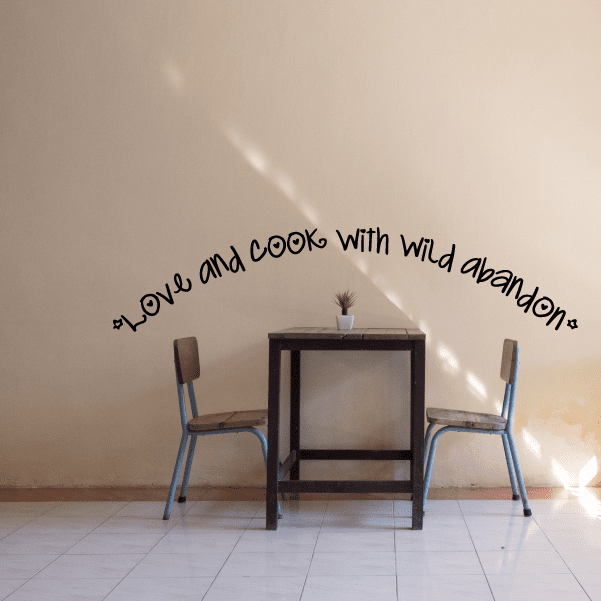 Image of Love and cook Wall Decal