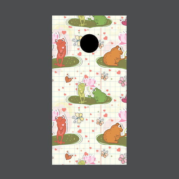 Image of Love Cornhole Board Wraps