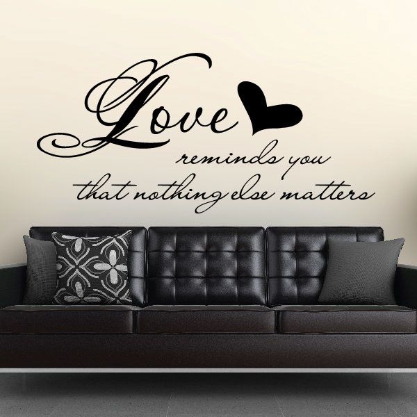 Image of Love reminds you Decal