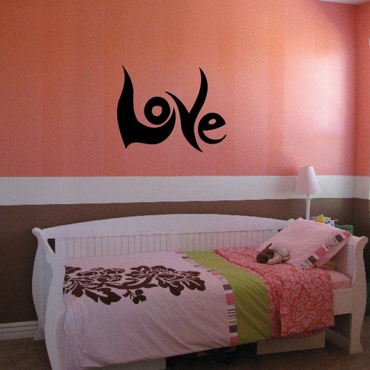 Image of Love Text Decal