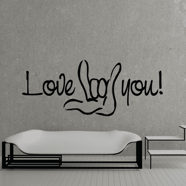 Image of Love you Decal